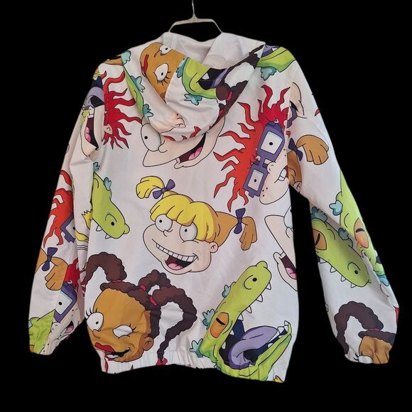 MEMBERS ONLY X Nickelodeon Rugrats Jacket Windbreaker Hooded Unisex Adult S - Picture 5 of 16